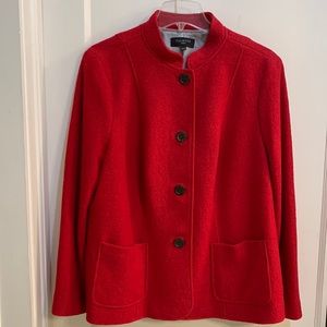 Talbots Red Wool Jacket